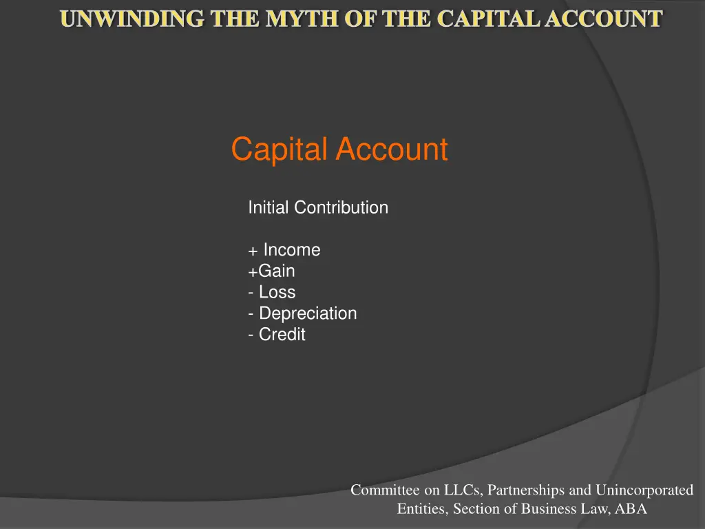 unwinding the myth of the capital account 27