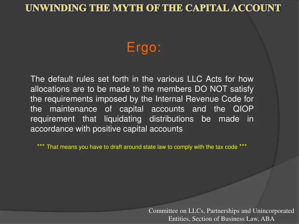 unwinding the myth of the capital account 30