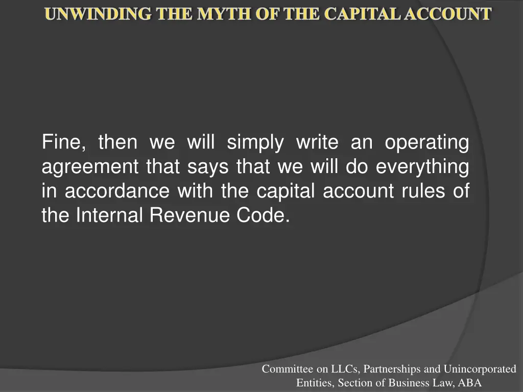 unwinding the myth of the capital account 31