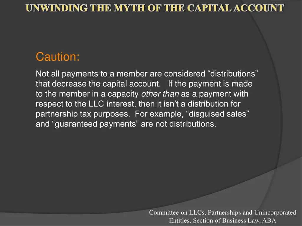 unwinding the myth of the capital account 8