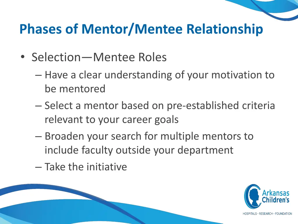 phases of mentor mentee relationship 1