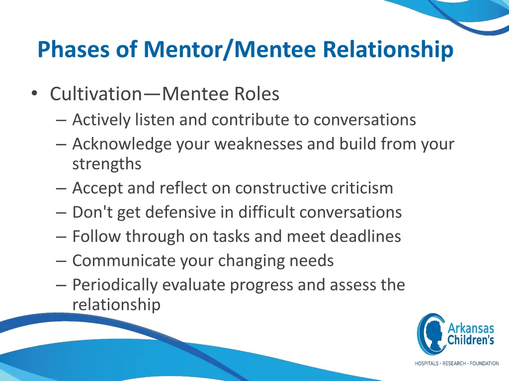 phases of mentor mentee relationship 5