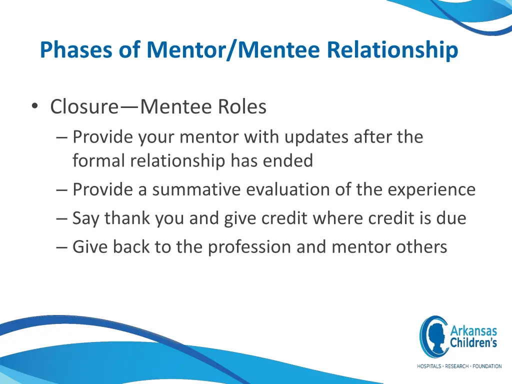phases of mentor mentee relationship 7