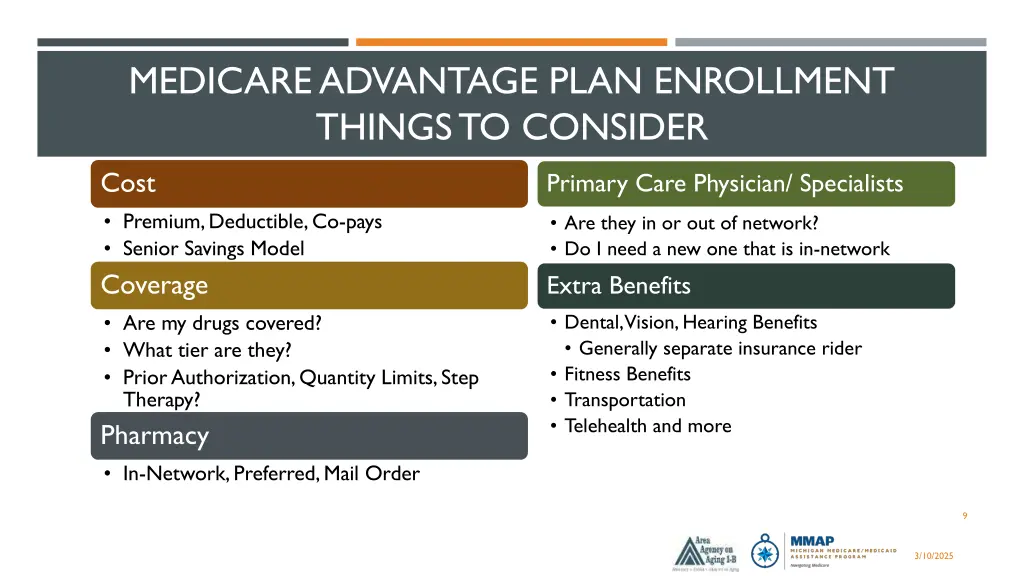 medicare advantage plan enrollment things