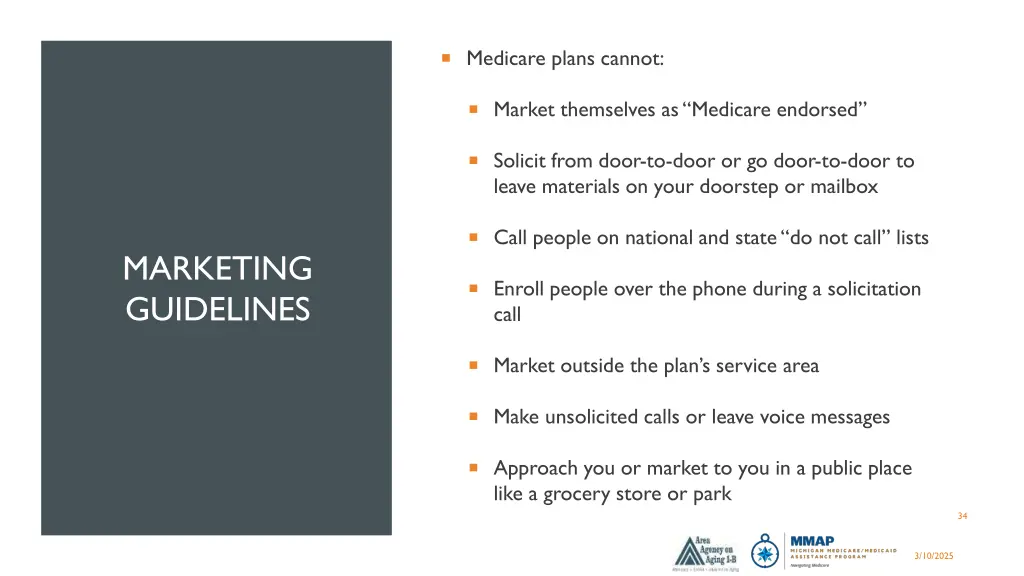 medicare plans cannot