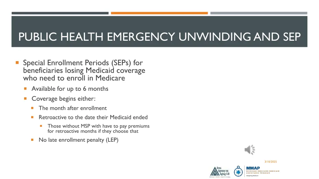 public health emergency unwinding and sep