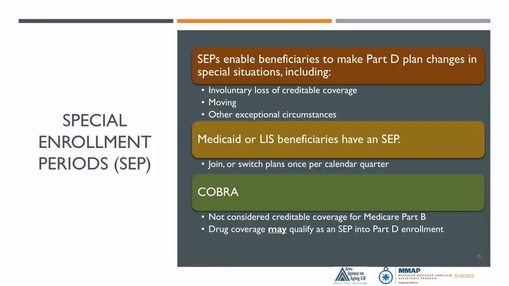 seps enable beneficiaries to make part d plan