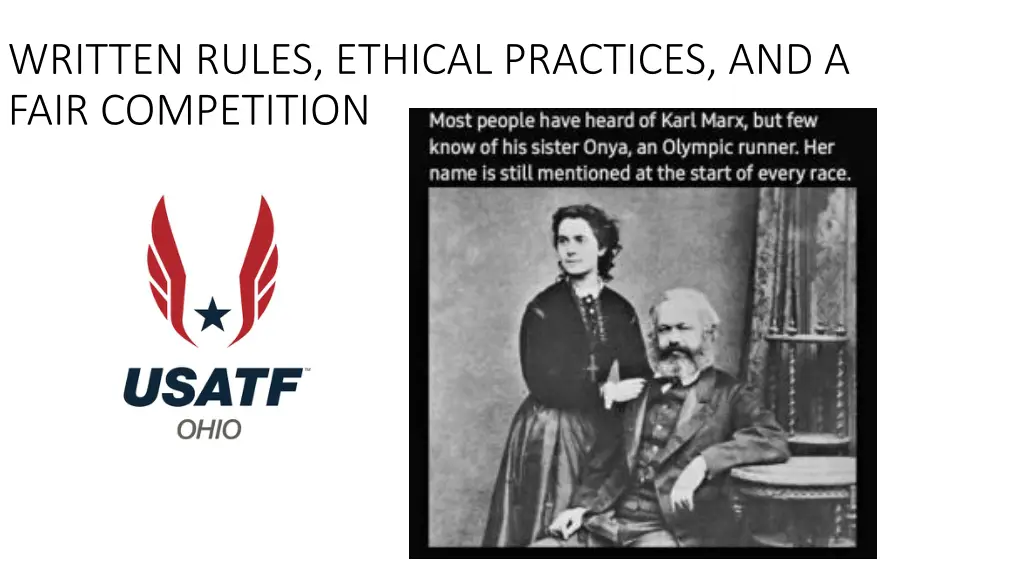 written rules ethical practices and a fair 2