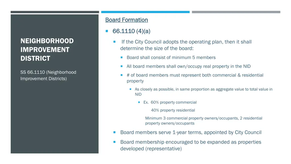 board formation board formation