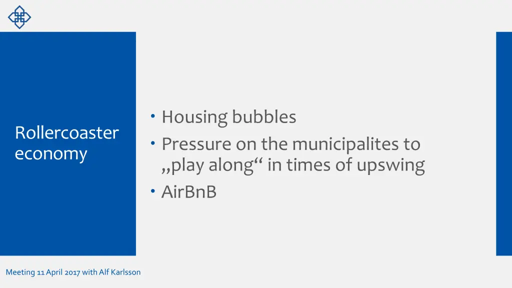 housing bubbles pressure on the municipalites