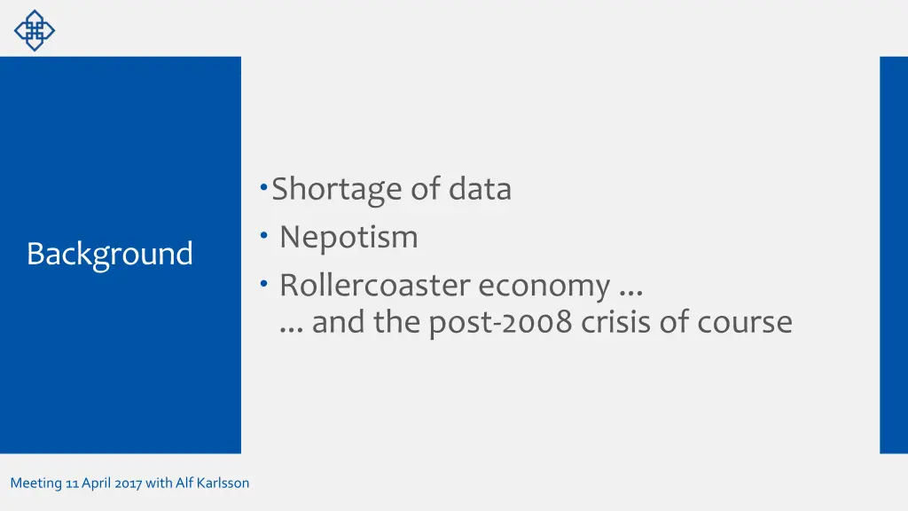 shortage of data nepotism rollercoaster economy