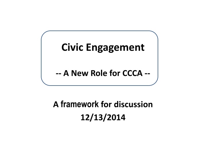 civic engagement