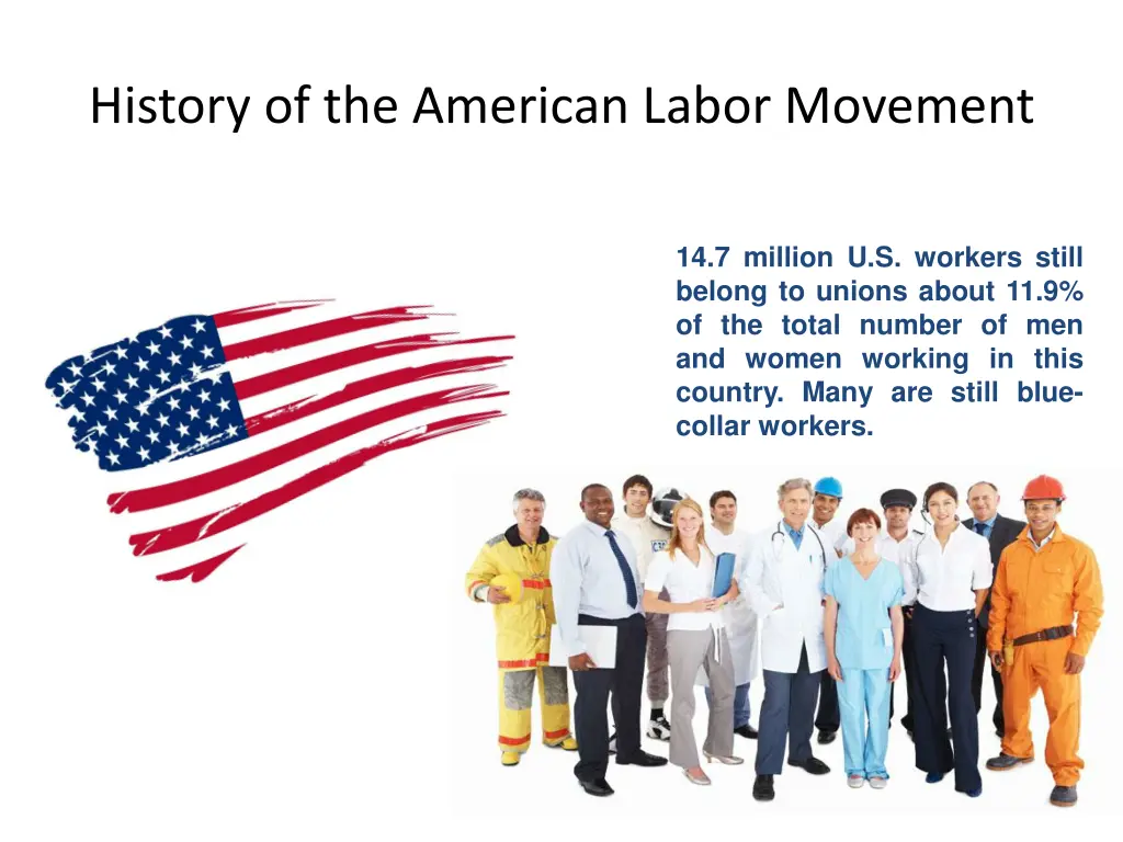history of the american labor movement