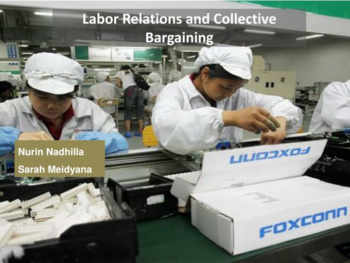 labor relations and collective bargaining
