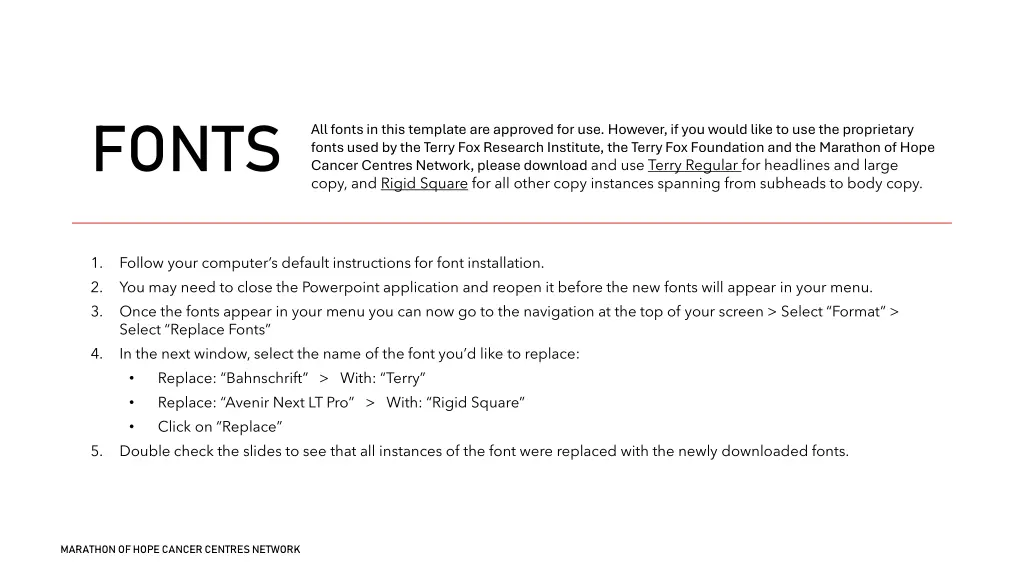 fonts