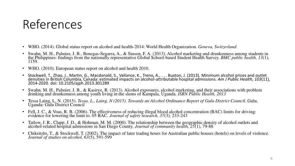 references