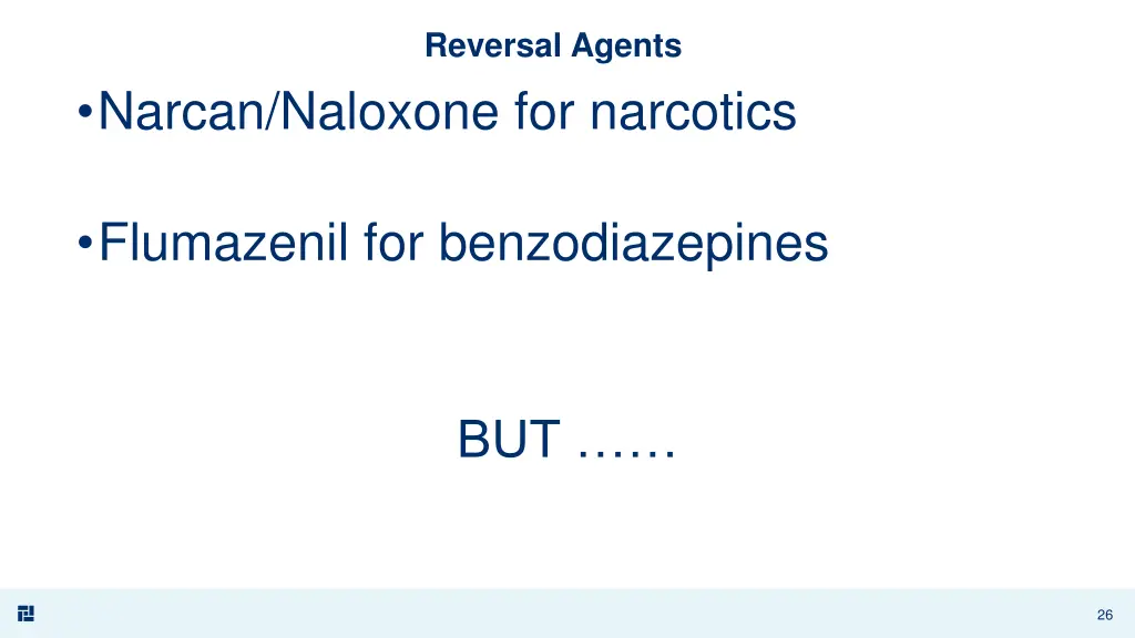 reversal agents
