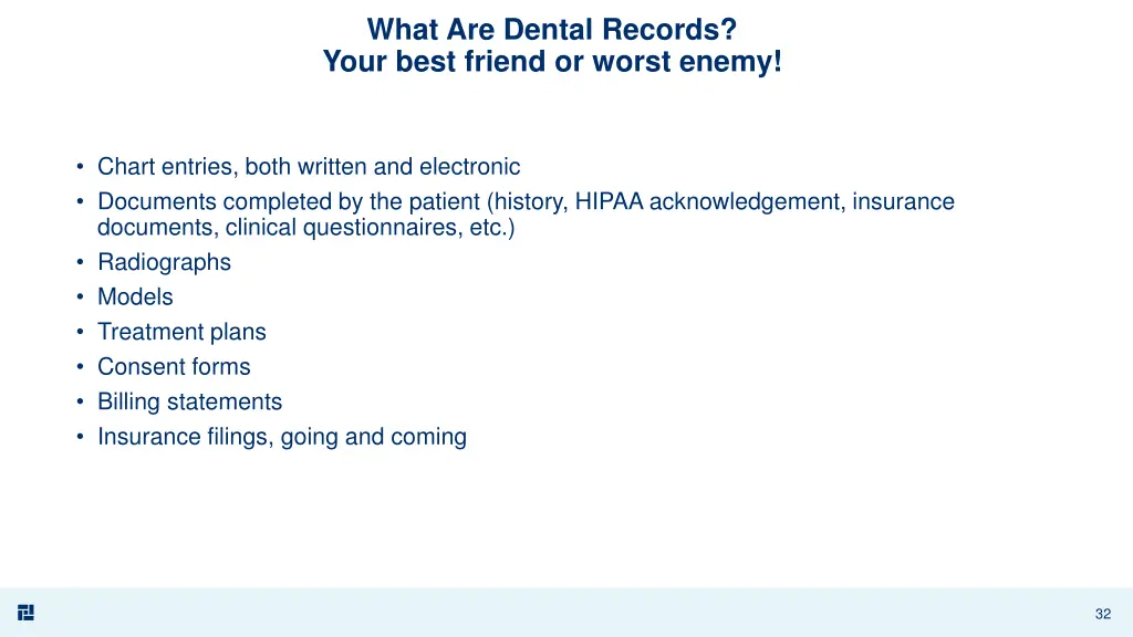 what are dental records your best friend or worst