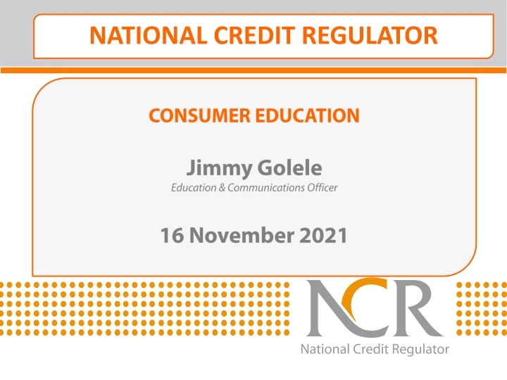 national credit regulator