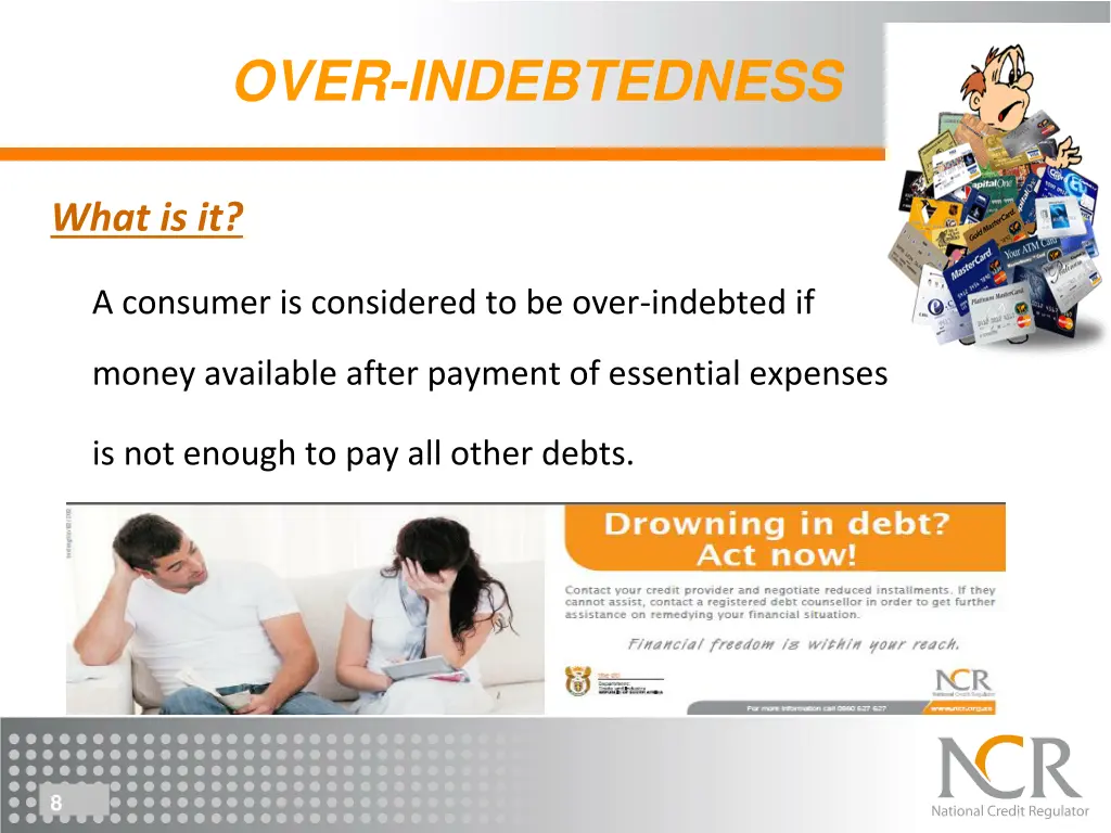 over indebtedness