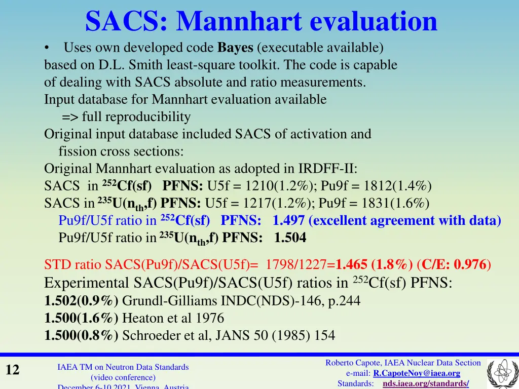 sacs mannhart evaluation uses own developed code