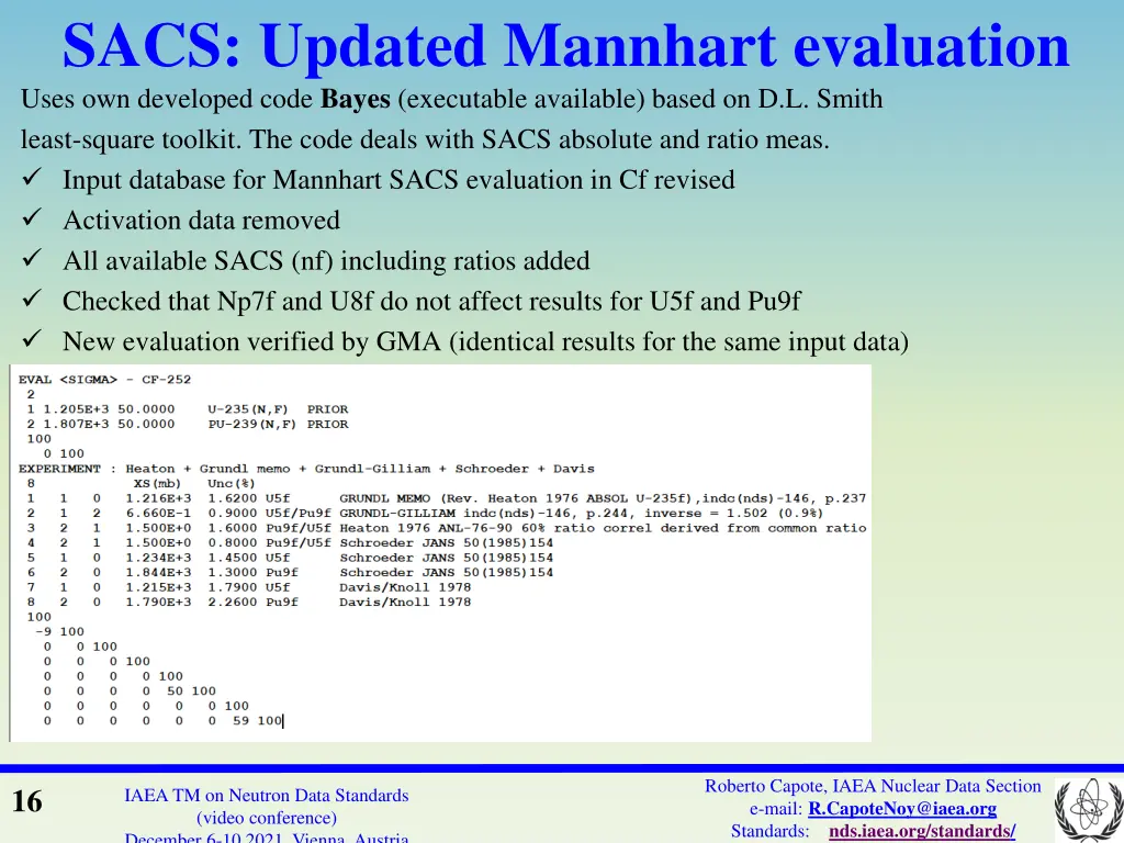 sacs updated mannhart evaluation uses