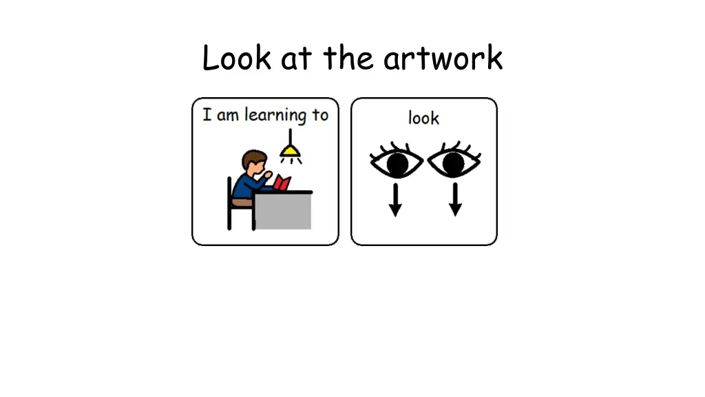 look at the artwork