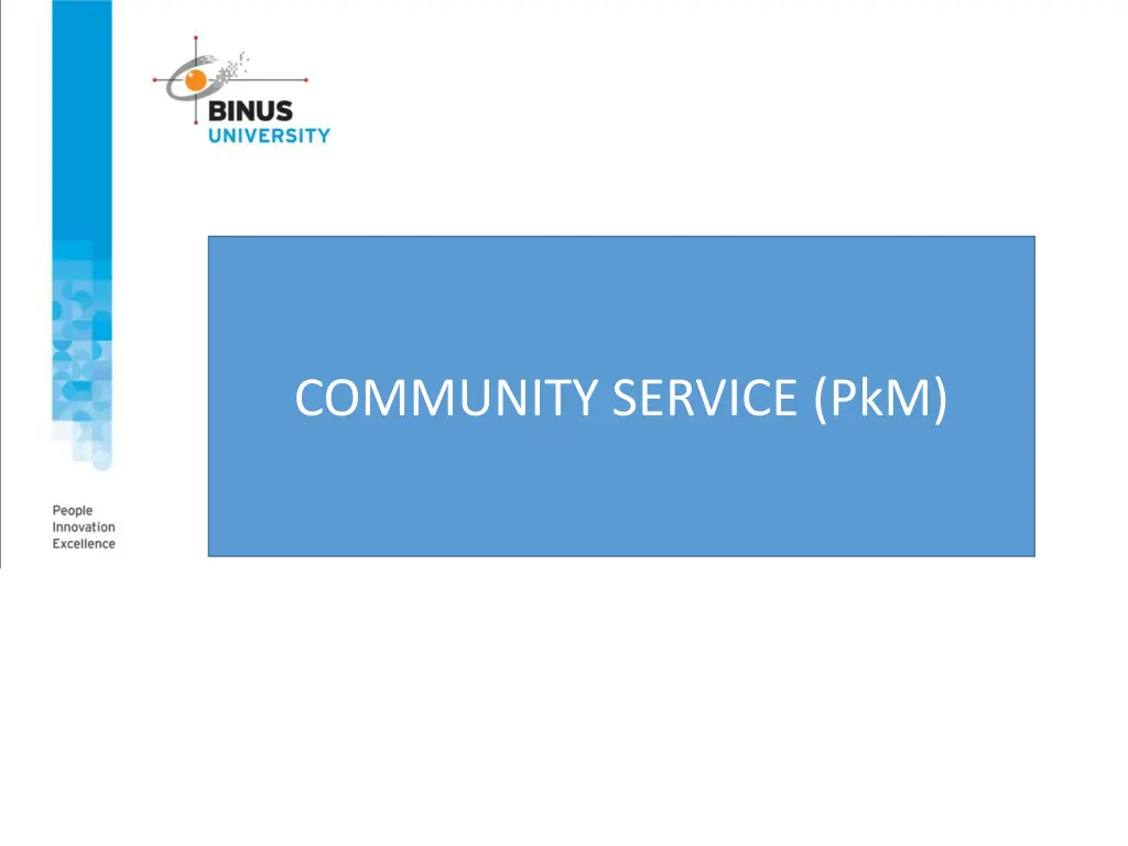 community service pkm