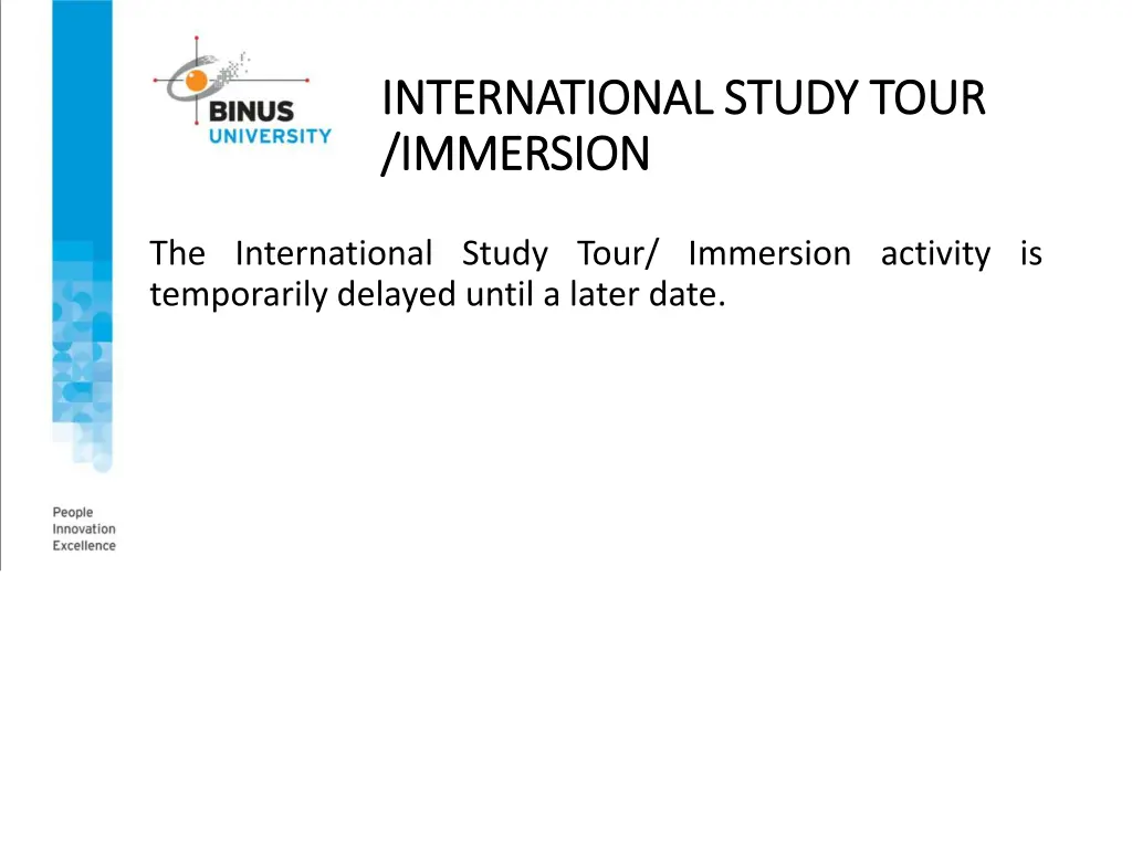 international international study tour immersion