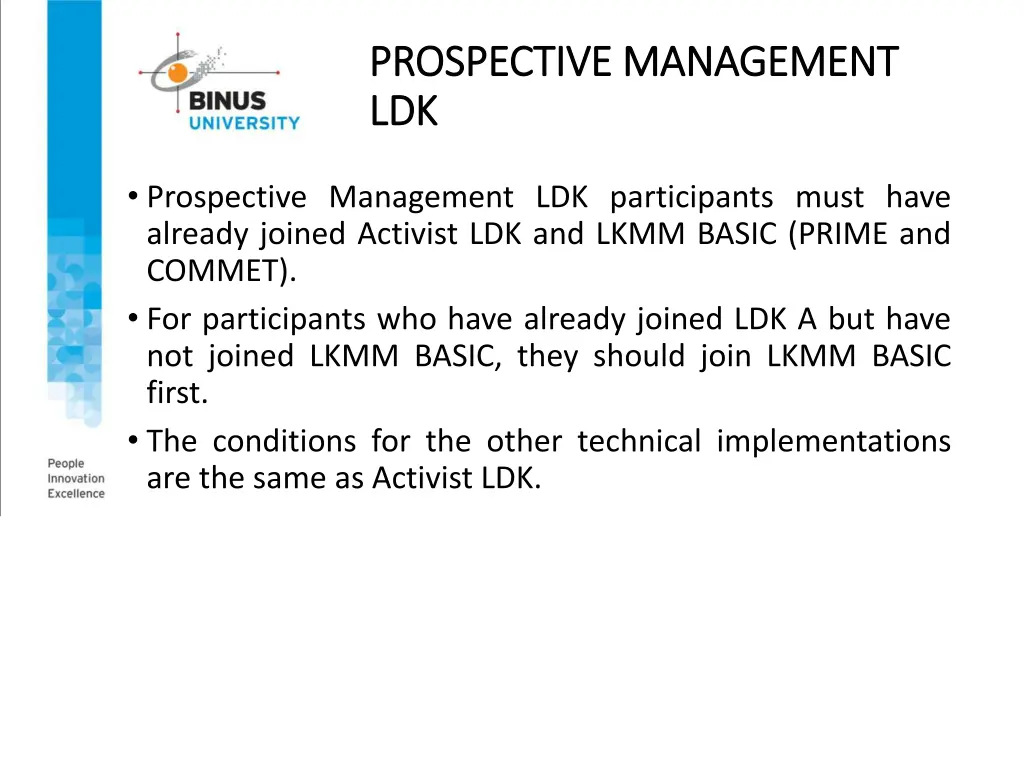 prospective management prospective management
