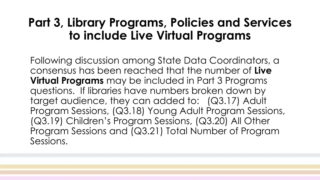 part 3 library programs policies and services