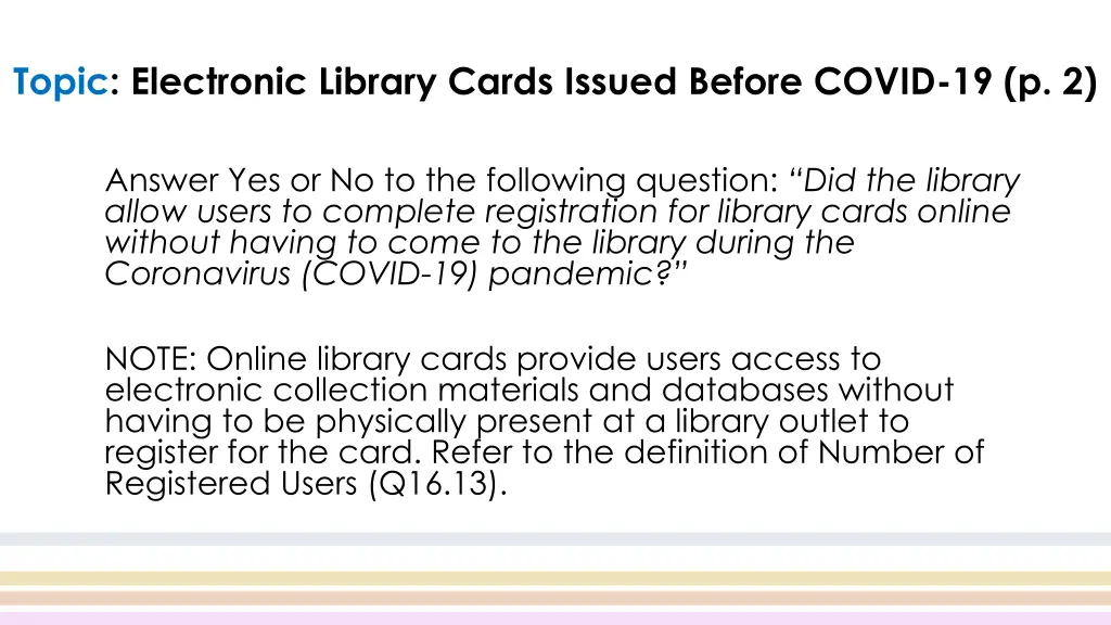 topic electronic library cards issued before 1