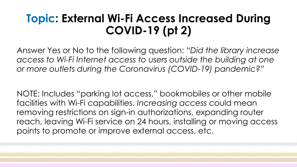 topic external wi fi access increased during