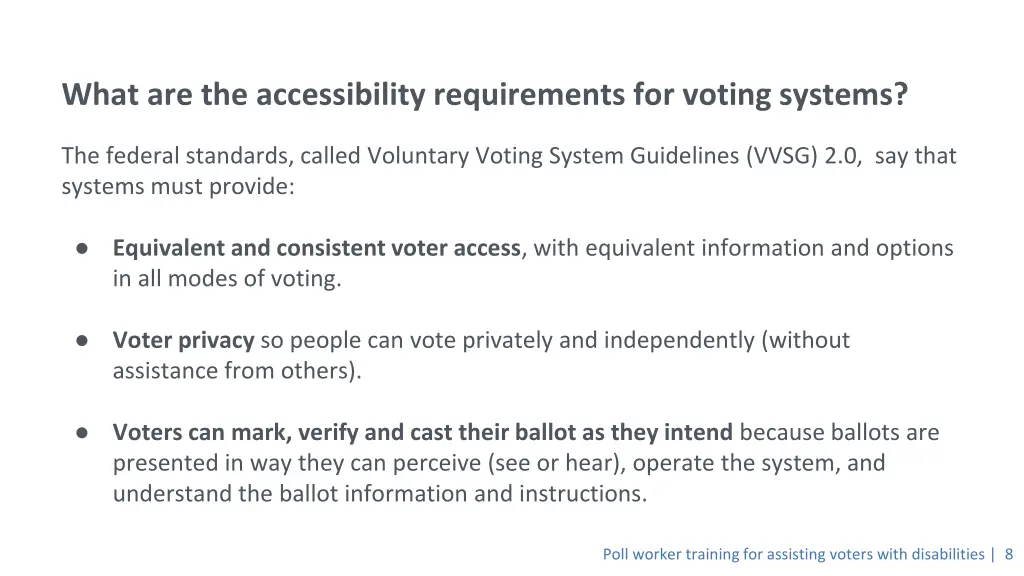 what are the accessibility requirements