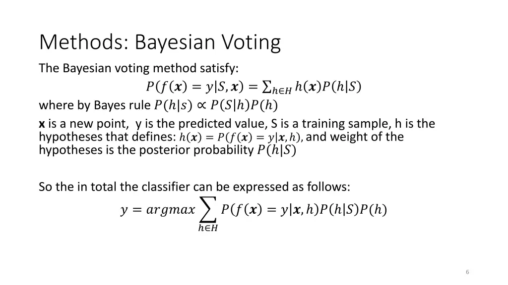methods bayesian voting the bayesian voting