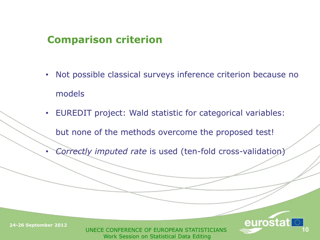 comparison criterion