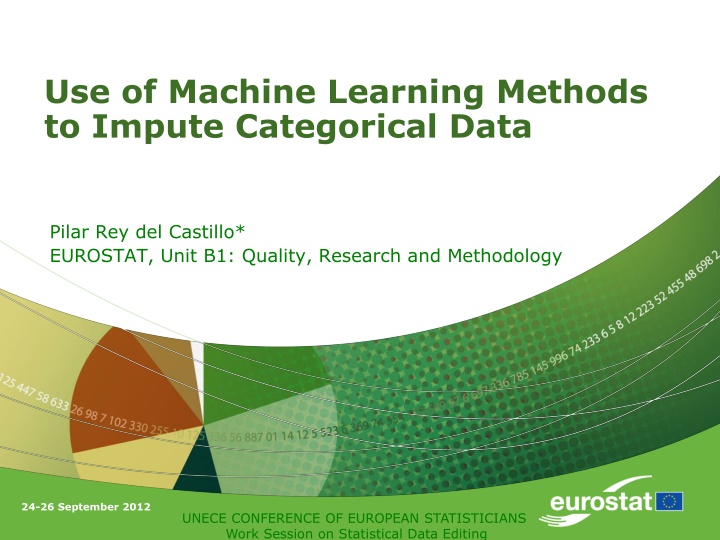use of machine learning methods to impute