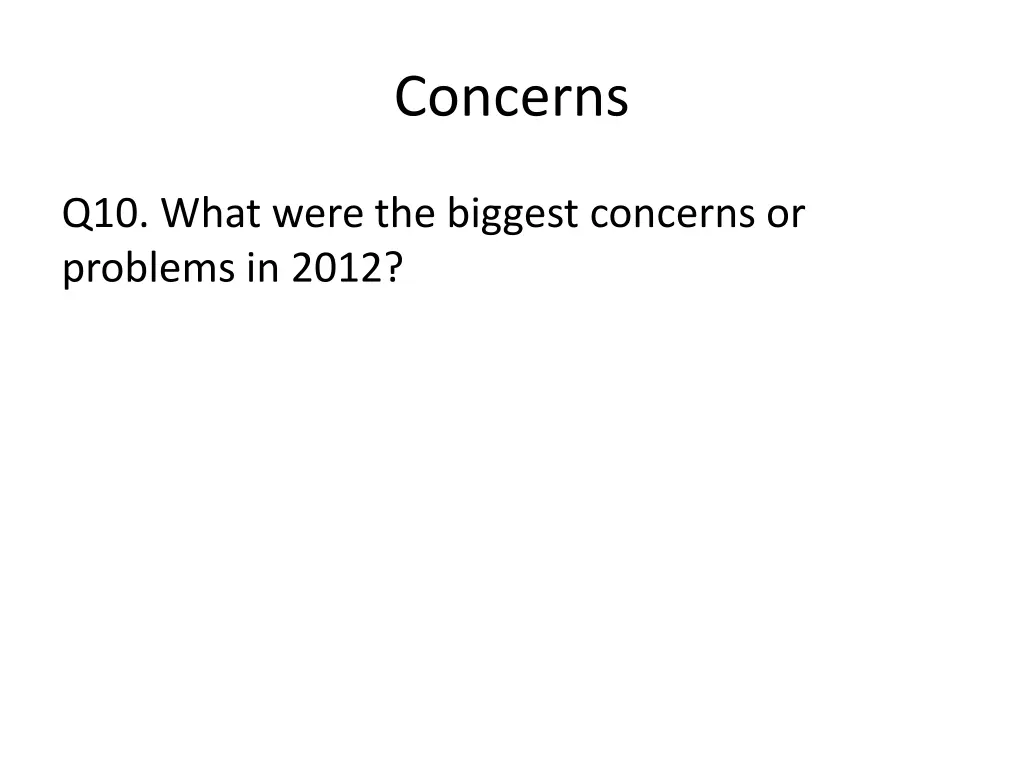 concerns 1