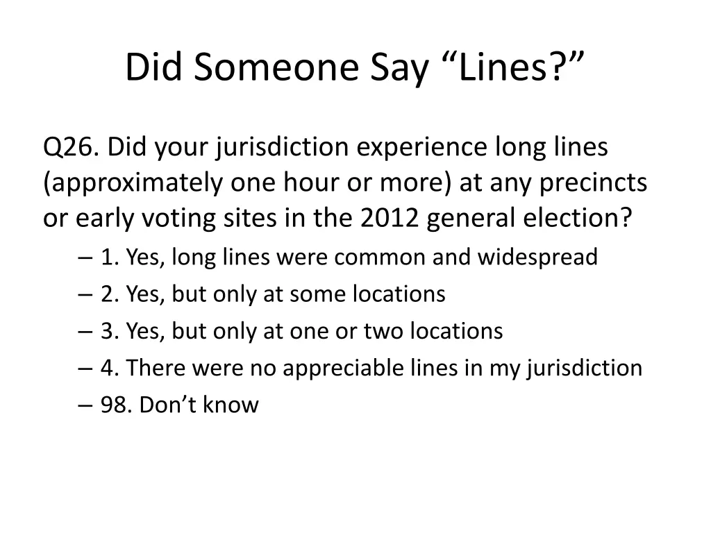 did someone say lines
