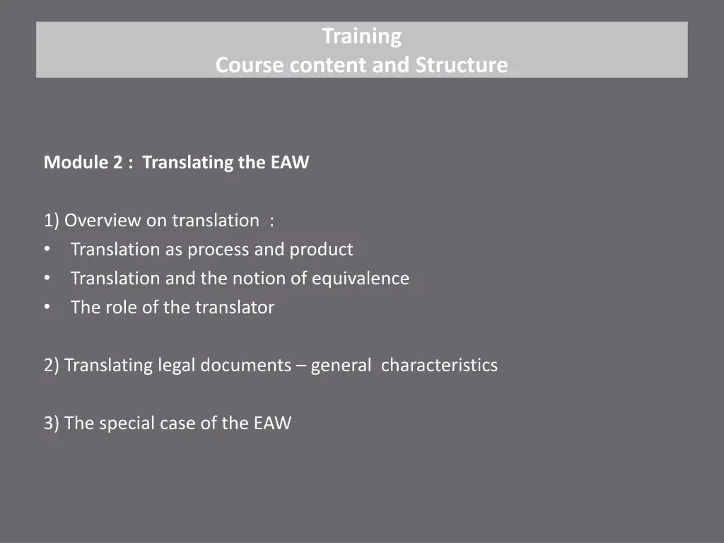 training 2