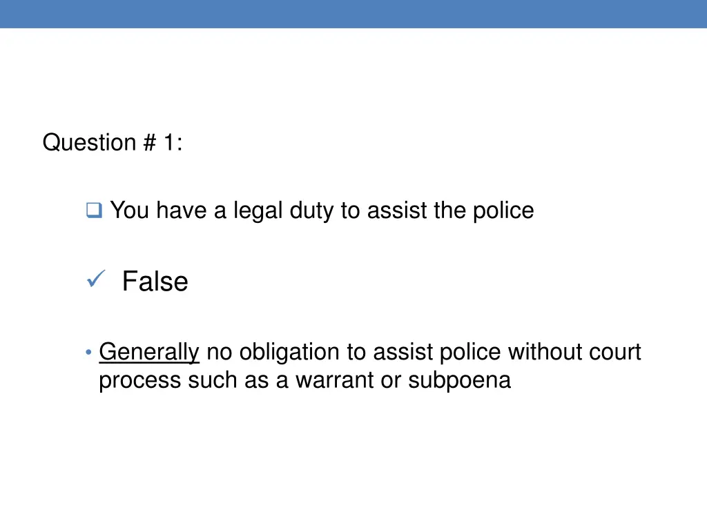 question 1