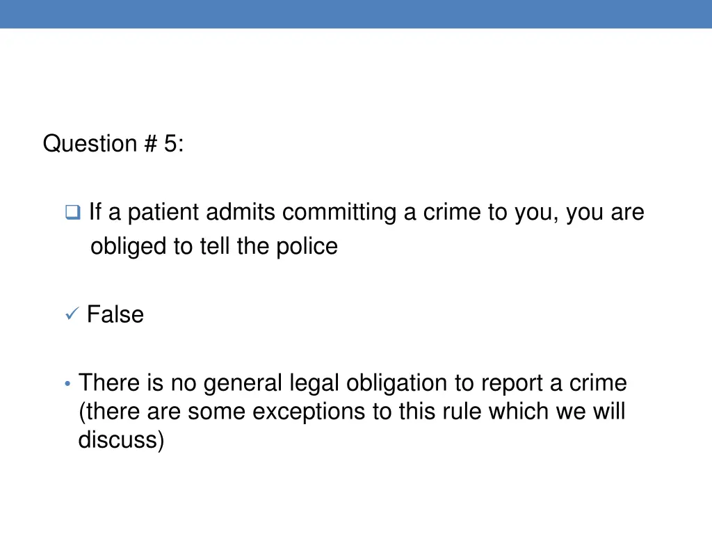 question 5