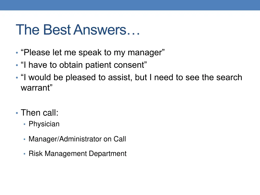 the best answers