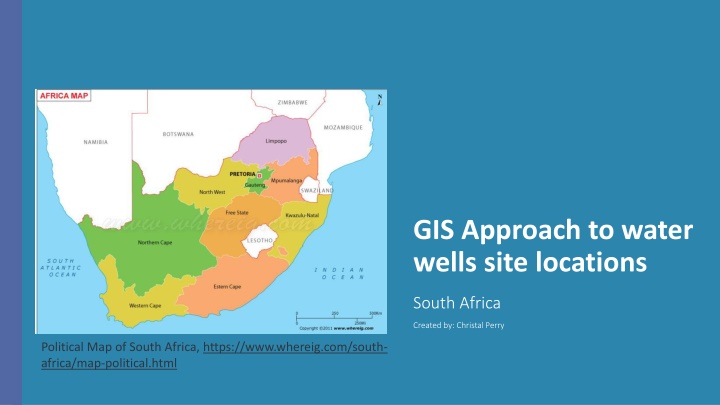 gis approach to water wells site locations
