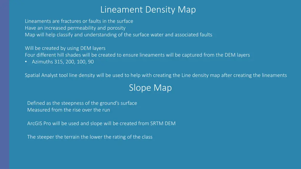 lineament density map