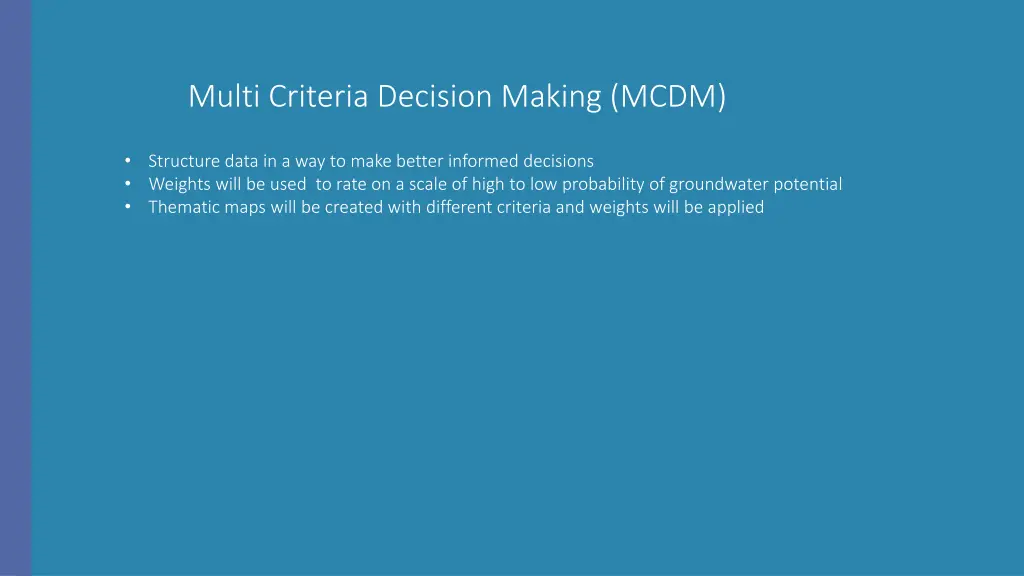 multi criteria decision making mcdm