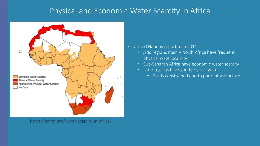 physical and economic water scarcity in africa