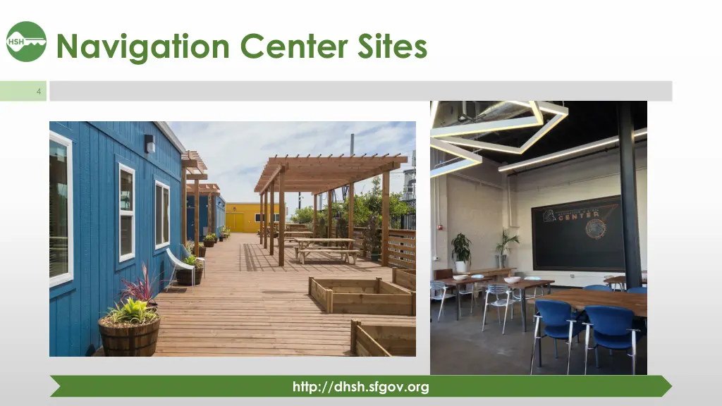 navigation center sites