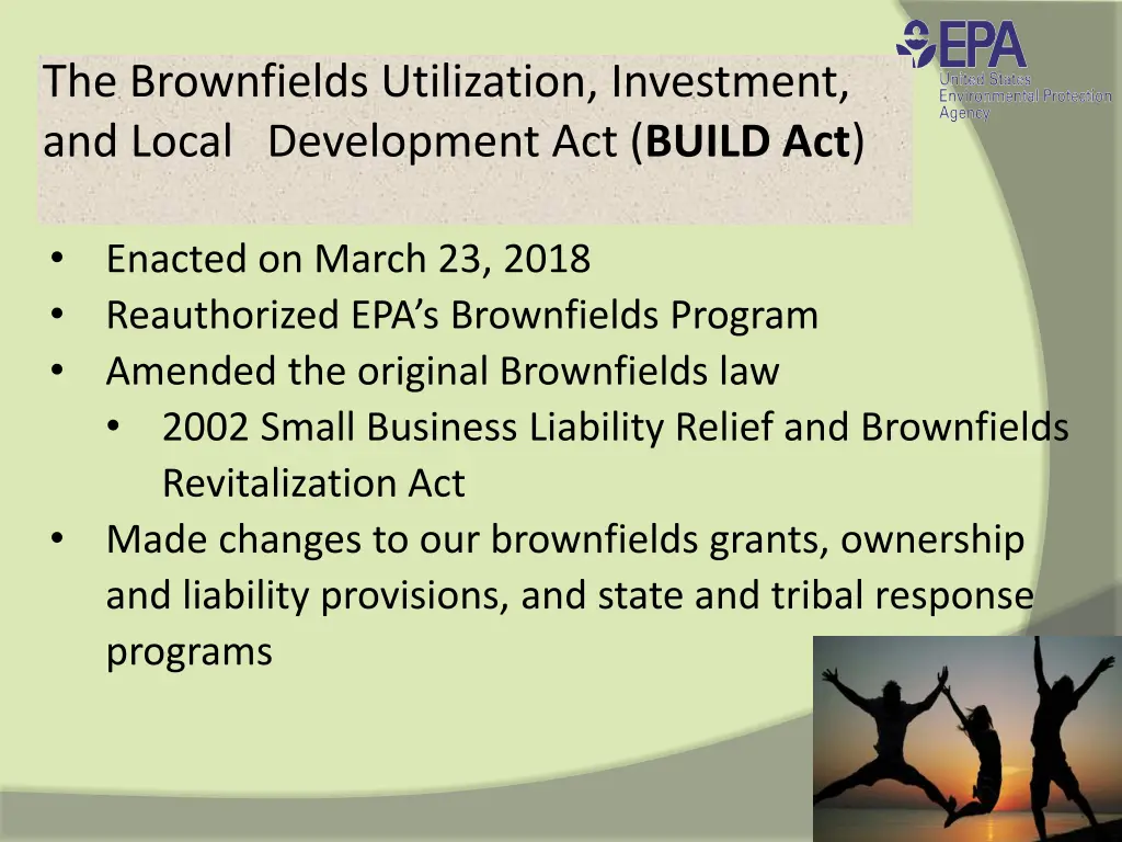the brownfields utilization investment and local