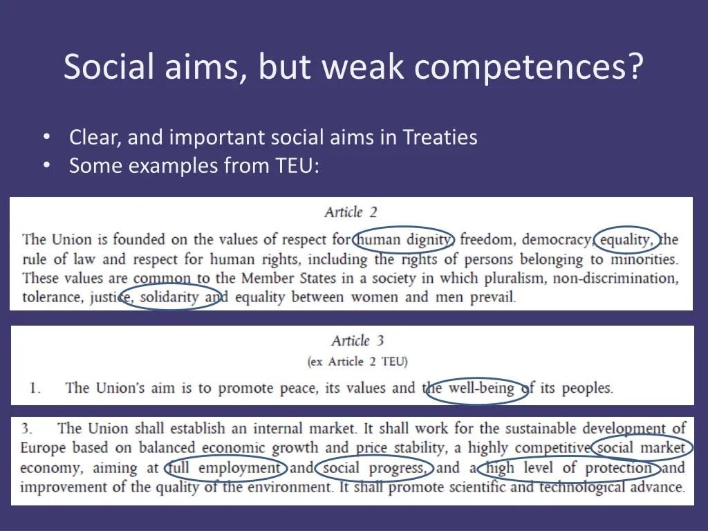 social aims but weak competences 1